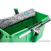 Unger QB12B Pro Window Bucket with Sieve & Tool Holder - 3 Gallons, Green